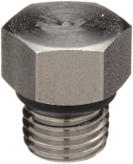 Stainless Steel Straight Thread Adapter Hex Head Plug
